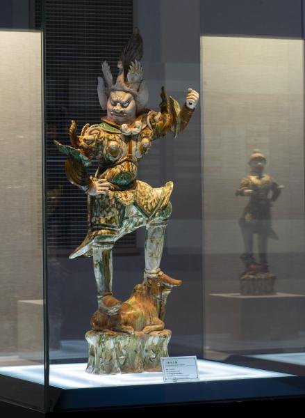 四神 陶器 洛陽三彩藝術博物館 唐代洛阳文物精品展亮相太原：唐三彩、陶俑、金银器展现盛唐繁华